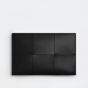 Bottega Veneta Arco Document Case In Intreccio Calfskin Black