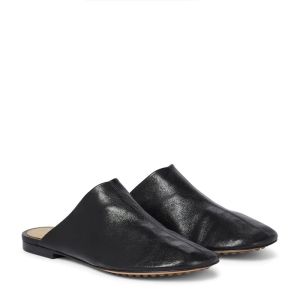 Bottega Veneta Dot Sock Mules Women Calfskin Black