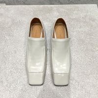 Bottega Veneta Angled Loafers Women Calfskin Beige