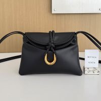 Bottega Veneta Baby Liberta Crossbody Bags In Smooth Calfskin Black