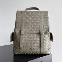 Bottega Veneta Back To School Backpack In Intrecciato Calfskin Light Green