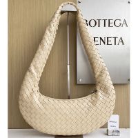 Bottega Veneta Buddy Crossbody Bag In Intrecciato Lambskin Apricot