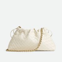 Bottega Veneta Dustbag Notte In Intrecciato Leather Beige
