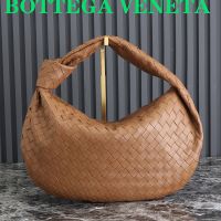Bottega Veneta Jodie Shoulder Bag In Intrecciato Leather Brown
