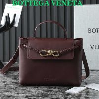 Bottega Veneta Small Ciao Ciao Top Handle Bag In Silky Calfskin Burgundy
