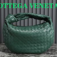 Bottega Veneta Small Jodie Shoulder Bag In Intrecciato Leather Dark Green