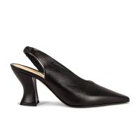 Bottega Veneta Almond Slingback Pumps Women Calfskin Black