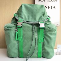 Bottega Veneta Alto Backpack In Jacquard Nylon Green