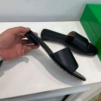 Bottega Veneta Band Slides Women Calfskin Black