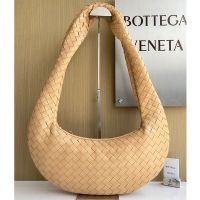 Bottega Veneta Buddy Crossbody Bag In Intrecciato Lambskin Camel