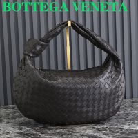 Bottega Veneta Jodie Shoulder Bag In Intrecciato Leather Dark Brown