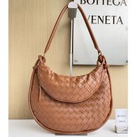 Bottega Veneta Medium Gemelli Shoulder Bag In Intrecciato Leather Brown