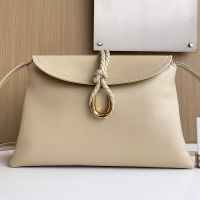 Bottega Veneta Medium Liberta Crossbody Bags In Smooth Calfskin Beige