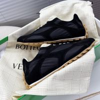 Bottega Veneta Orbit Flash Sneakers Unisex Suede and Nylon Black