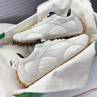 Bottega Veneta Orbit Flash Sneakers Unisex Suede and Nylon Grey/Beige