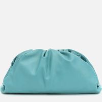 Bottega Veneta Pouch In Calfskin Sky Blue