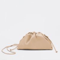 Bottega Veneta Pouch with Strap In Calfskin Apricot