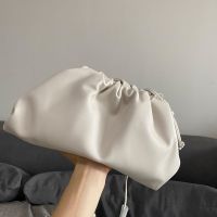 Bottega Veneta Pouch with Strap In Calfskin Beige