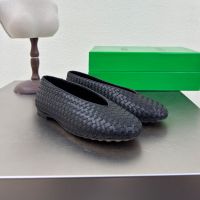 Bottega Veneta Rosa Ballerinas Women Intrecciato Piccolo Lambskin Black