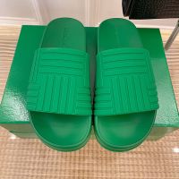 Bottega Veneta Rubber Slides Unisex Green