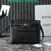Bottega Veneta Small Ciao Ciao Top Handle Bag In Silky Calfskin Black