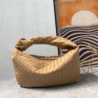 Bottega Veneta Small Jodie Shoulder Bag In Intrecciato Leather Khaki