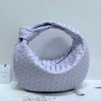 Bottega Veneta Small Jodie Shoulder Bag In Intrecciato Leather Light Purple