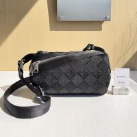 Bottega Veneta Mini Webbing Travel Bag In Intrecciato Fabric Black