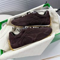 Bottega Veneta Orbit Flash Sneakers Unisex Suede Coffee