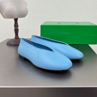 Bottega Veneta Rosa Ballerinas Women Lambskin Light Blue
