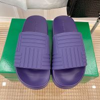 Bottega Veneta Rubber Slides Unisex Purple