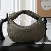 Bottega Veneta Small Jodie Shoulder Bag In Intrecciato Leather Cypress Green
