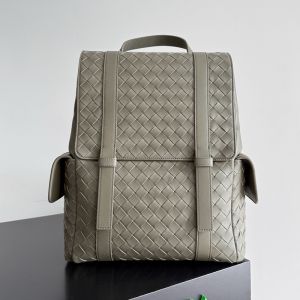 Bottega Veneta Back To School Backpack In Intrecciato Calfskin Light Green