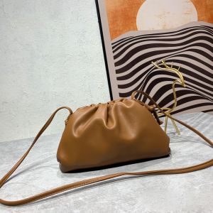 Bottega Veneta Mini Pouch with Strap In Calfskin Brown