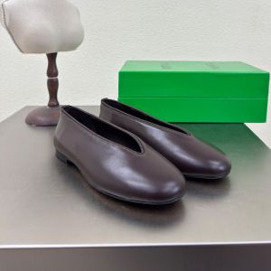 Bottega Veneta Rosa Ballerinas Women Lambskin Coffee